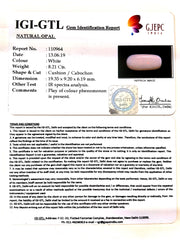 8.21/CT Natural Fire Opal with Govt. Lab Certificate-3441